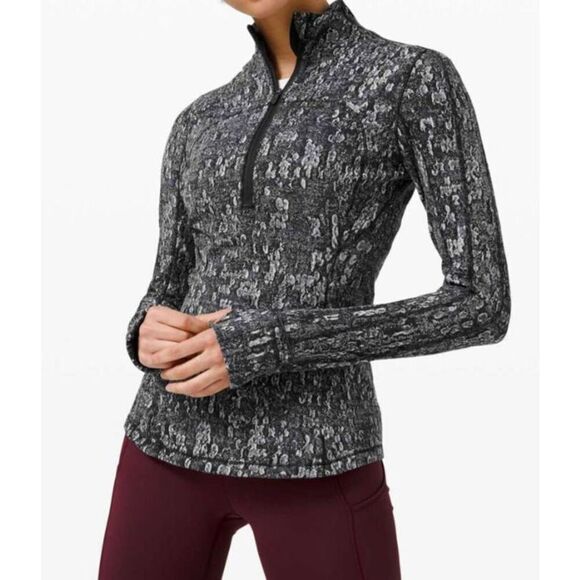 LULULEMON ATHLETICA Run Briskly 1/2 Zip Size 8 - Picture 1 of 5